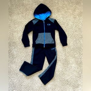 Boys Fleece Jacket & Pants Set, Size S or 7